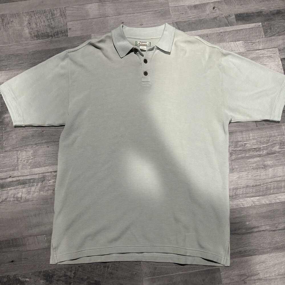 Vintage Tommy Bahama 72% Silk Polo Shirt Mens M